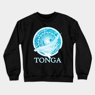 Humpack Whales Shield of Tonga Crewneck Sweatshirt
